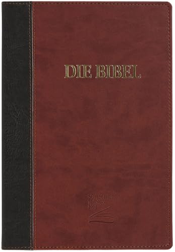 Schlachter 2000 Bibel - Großdruckausgabe (Softcover, grau/braun): Großdruckausgabe, PU-Einband, grau/braun, Fadenheftung / ohne Parallelstellen von Christliche Literaturverbreitung