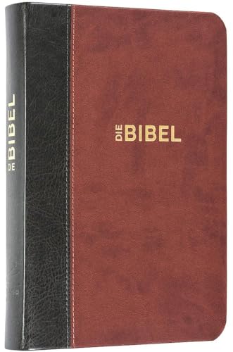 Schlachter 2000 Bibel - Taschenausgabe (Softcover, grau/braun): Taschenausgabe mit Parallelstellen, PU-Einband, grau/braun / Fadenheftung