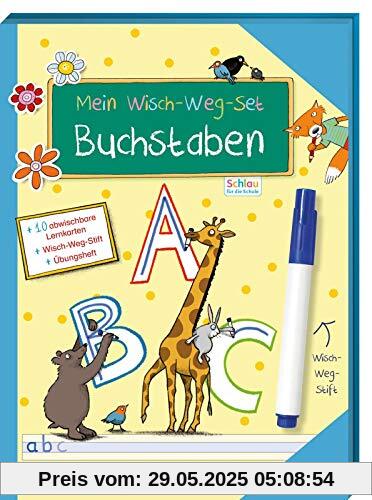 Schlau für die Schule: Mein Wisch-Weg-Set: Buchstaben: 10 abwischbare Lernkarten, Wisch-Weg-Stift und Übungsheft Schlau für die Schule: Mein Wisch-Weg-Set: Buchstaben: 10 abwischbare Lernkarten, Wisch-Weg-Stift und Übungsheft