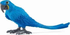 Schleich 14859 - Wild Life, Hyazinth Ara, Papagei, blau, Tierfigur, Länge: 8,3 cm von Schleich