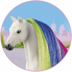 Schleich 42654 - Horse Club, Haare Beauty Horses Rainbow, Wechsel-Haar-Set Mähne+Schweif von Schleich