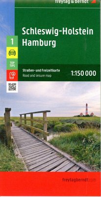 Schleswig-Holstein - Hamburg, Straßen- und Freizeitkarte 1:150.000, freytag & berndt von Freytag + Berndt / Freytag-Berndt und ARTARIA