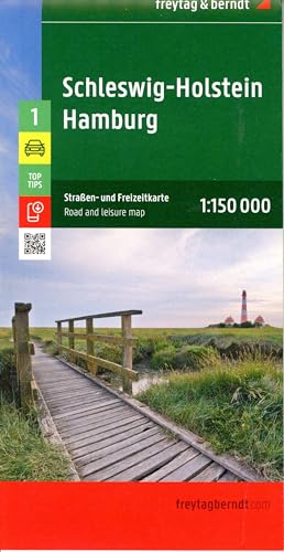 Schleswig-Holstein - Hamburg, Straßen- und Freizeitkarte 1:150.000, freytag & berndt: Mit Infos, Top Tips (freytag & berndt Auto + Freizeitkarten, Band 1)
