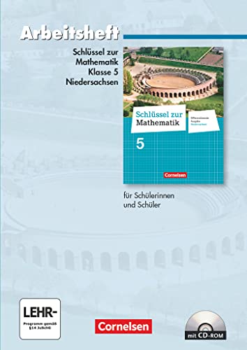 Schlüssel zur Mathematik - Differenzierende Ausgabe Niedersachsen - 5. Schuljahr: Arbeitsheft mit eingelegten Lösungen und CD-ROM