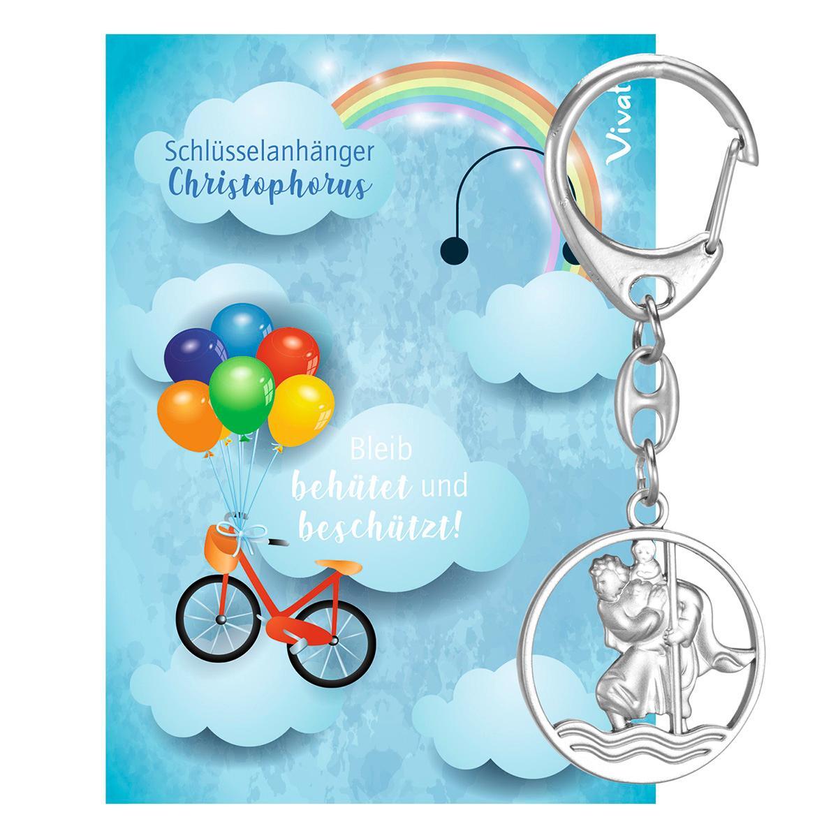 Schlüsselanhänger &#039;Christophorus&#039; von St. Benno Verlag