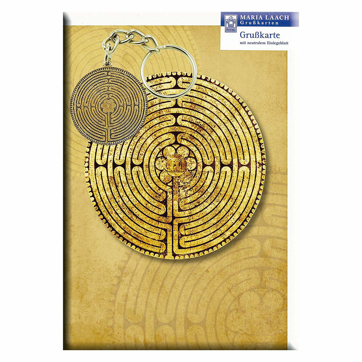 Schlüsselanhänger »Labyrinth« Schlüsselanhänger »Labyrinth« von Klosterverlag Maria Laach – ars liturgica