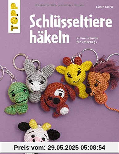 Schlüsseltiere häkeln (kreativ.kompakt.): Kleine Freunde für unterwegs