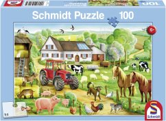 Schmidt 56003 - Fröhlicher Bauernhof, 100 Teile von Schmidt Spiele