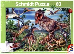 Schmidt 56193 - Bei den Dinosauriern Puzzles, 60 Teile von Schmidt Spiele