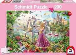 Schmidt 56197 - Schöne Fee im Zauberwald Puzzles, 200 Teile von Schmidt Spiele