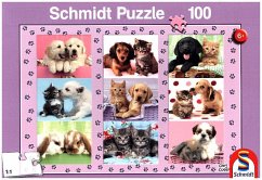 Schmidt 56268 - Puzzle, Meine Tierfreunde, Kinderpuzzle, 100 Teile von Schmidt Spiele