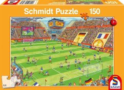 Schmidt 56358 - Finale im Fußballstation, Kinderpuzzle, Puzzle, 150 Teile von Schmidt Spiele