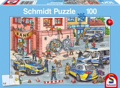 Schmidt 56450 - Polizeieinsatz, Kinderpuzzle, 100 Teile von Schmidt Spiele