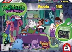 Schmidt 56477 - Monster Loving Maniacs: Bo als Monsterjäger (Mit Glow in the Dark-Effekt), Kinderpuzzle, 150 Teile von Schmidt Spiele