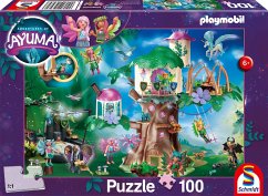 Schmidt 56480 - Playmobil Ayuma, Der magische Feenwald, Kinderpuzzle 100 Teile