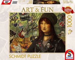Schmidt 58529 - Markus Binz, Mona Lisa 2024, Art&Fun, Puzzle, 1000 Teile von Schmidt Spiele