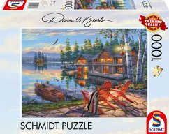 Schmidt 58530 - Darrel Bush, Seeufer am Loon Lake, New York, Puzzle, 1000 Teile von Schmidt Spiele