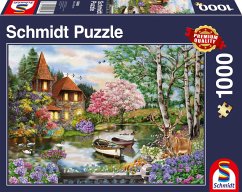 Schmidt 58985 - Haus am See, Puzzle, 1000 Teile von Schmidt Spiele