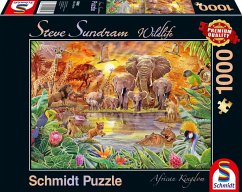 Schmidt 59982 - Steve Sundram, Wildlife, African Kingdom, Afrikas Tiere, Puzzle, 1000 Teile von Schmidt Spiele