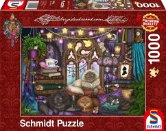 Schmidt 59990 - Brigid Ashwood, Afternoon Tea mit Katzen, Puzzle, 1000 Teile von Schmidt Spiele