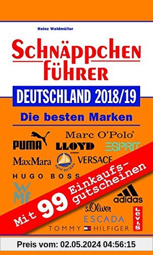 Schnäppchenführer Deutschland 2018/19: Mit Einkaufsgutscheinen im Wert von über 2.000 EURO