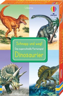 Schnapp und weg! Das superschnelle Kartenspiel: Dinosaurier von Usborne Verlag