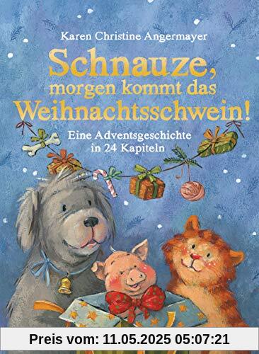 Schnauze, morgen kommt das Weihnachtsschwein!: Eine Adventsgeschichte in 24 Kapiteln (Die Schnauze-Reihe, Band 5)