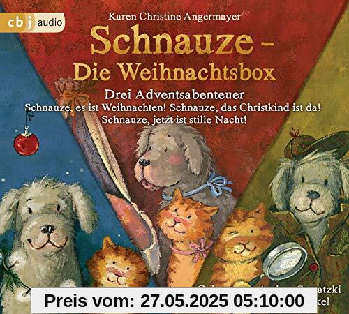 Schnauze - Die Weihnachtsbox: Drei Adventsabenteuer: Schnauze, es ist Weihnachten; Schnauze, das Christkind ist da!; Schnauze, jetzt ist Stille Nacht!