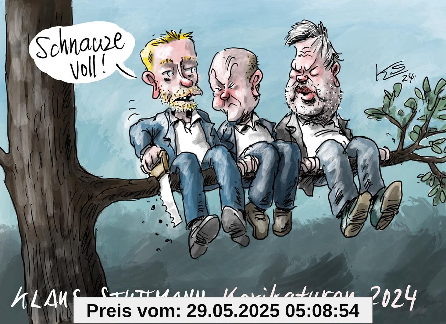 Schnauze voll! - Stuttmann Karikaturen 2024: Die besten Karikaturen des Jahres 2024 von Klaus Stuttmann - Jahresrückblick (Cartoon-Jahresbände: Das beste von Klaus Stuttmann und Heiko Sakurai)