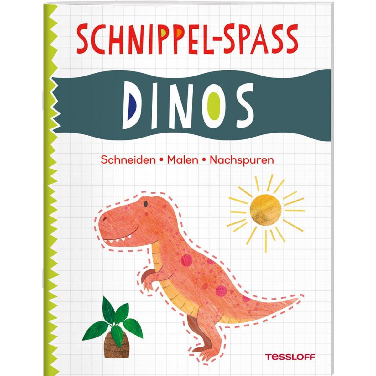 Schnippel-Spaß. Dinos. Schneiden - Malen - Nachspuren Schnippel-Spaß. Dinos. Schneiden - Malen - Nachspuren von Tessloff Verlag