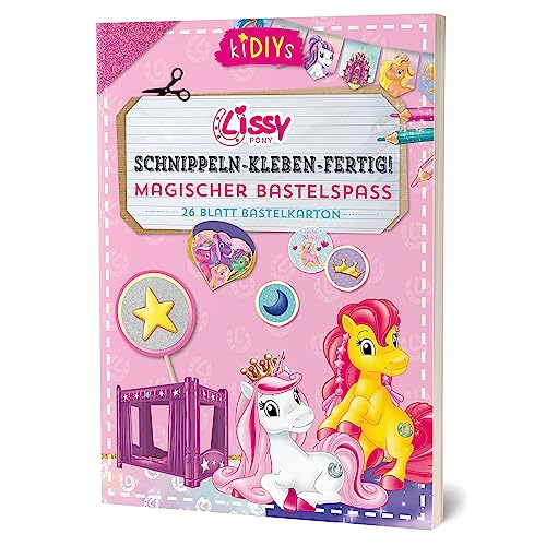Schnippeln – Kleben – Fertig! Lissy Pony Magischer Bastelspaß: 26 Blatt Bastelkarton (kiDIYs) von LINGEN