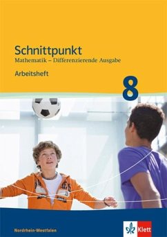 Schnittpunkt Mathematik - Differenzierende Ausgabe für Nordrhein-Westfalen. Arbeitsheft mit Lösungsheft Mittleres Niveau 8. Schuljahr von Klett