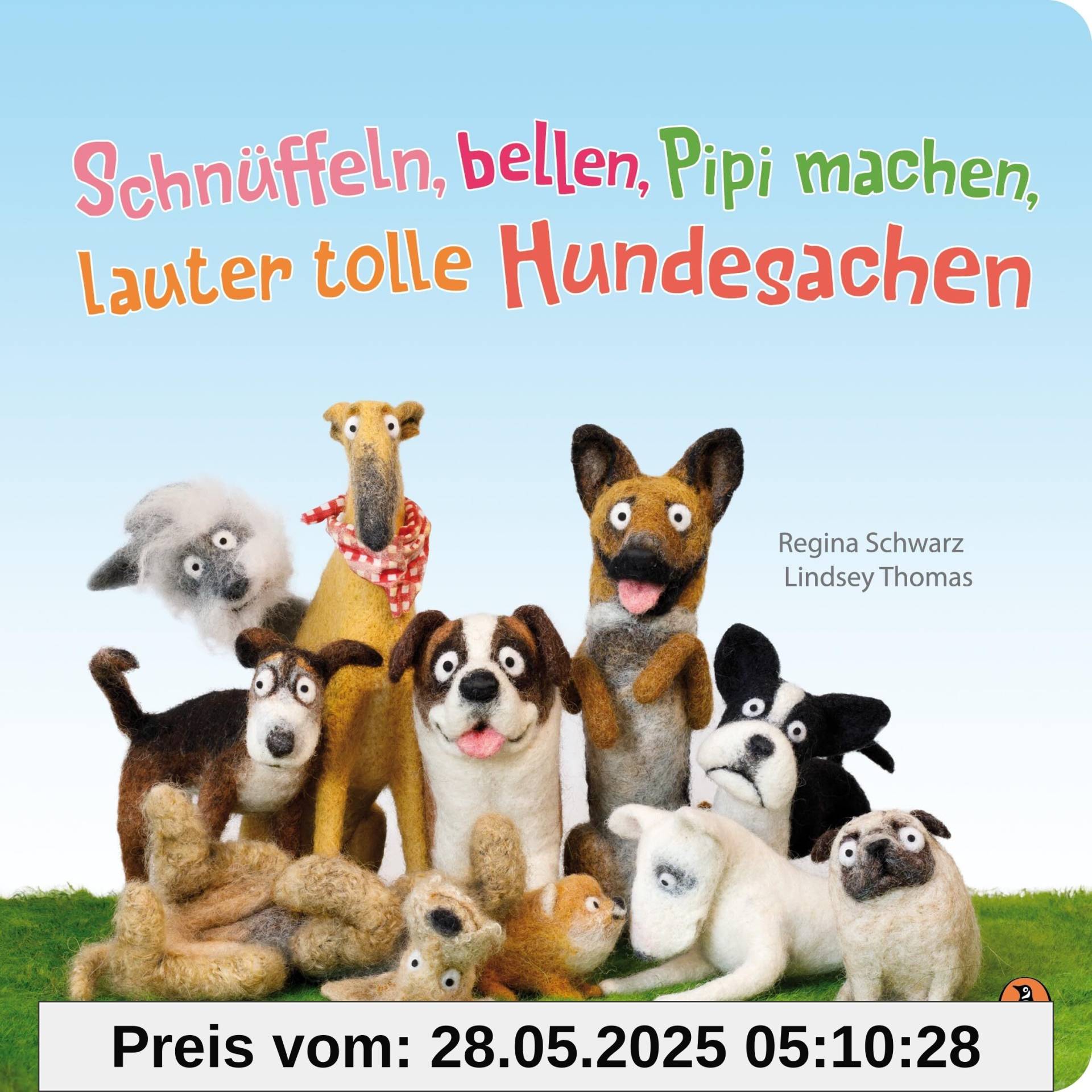 Schnüffeln, bellen, Pipi machen, lauter tolle Hundesachen: Pappbilderbuch ab 2 Jahren