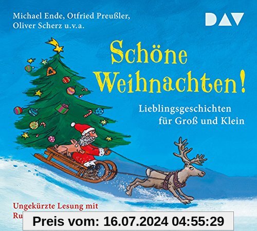 Schöne Weihnachten! Lieblingsgeschichten für Groß und Klein: Ungekürzte Lesung mit Johann von Bülow u.v.a. (3 CDs)