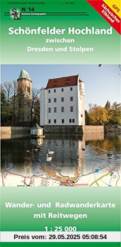 Schönfelder Hochland zwischen Dresden und Stolpen: Wander- und Radwanderkarte 1 : 25 000 GPS-fähig, wetterfest, reißfest Schönfelder Hochland zwischen Dresden und Stolpen: Wander- und Radwanderkarte 1 : 25 000 GPS-fähig, wetterfest, reißfest