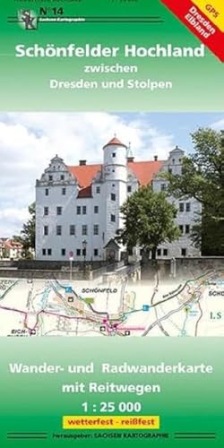 Schönfelder Hochland zwischen Dresden und Stolpen: Wander- und Radwanderkarte 1 : 25 000 GPS-fähig, wetterfest, reißfest Schönfelder Hochland zwischen Dresden und Stolpen: Wander- und Radwanderkarte 1 : 25 000 GPS-fähig, wetterfest, reißfest