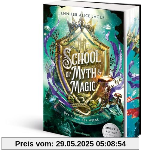 School of Myth & Magic, Band 2: Der Fluch der Meere (Limitierte Auflage mit Farbschnitt) (School of Myth & Magic, 2)
