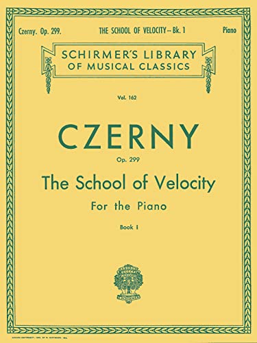 School of Velocity, Op. 299 - Book 1: Piano Technique: Book 1, Sheet Music