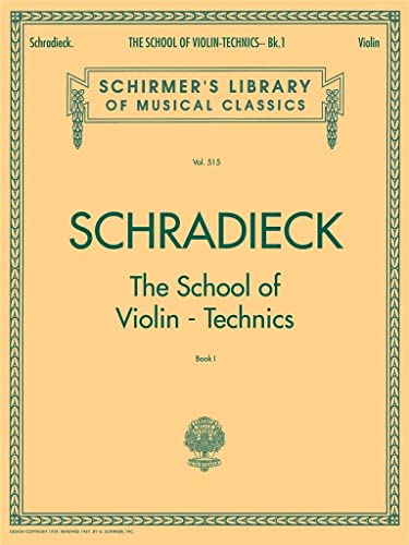 School of Violin Technics - Book 1: Exercises for Promoting Dexterity