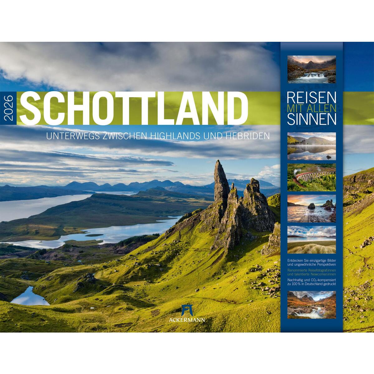 Schottland - Unterwegs zwischen Highlands und Hebriden Kalender 2026 Schottland - Unterwegs zwischen Highlands und Hebriden Kalender 2026 von Ackermann Kunstverlag
