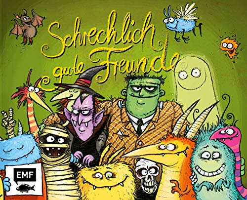 Schrecklich gute Freunde!: Mein Grusel-Freundealbum zum Eintragen, Ausfüllen und Ankreuzen – Mit Geburtstagskalender und Geisterparade – Cover leuchtet im Dunkeln! Schrecklich gute Freunde!: Mein Grusel-Freundealbum zum Eintragen, Ausfüllen und Ankreuzen – Mit Geburtstagskalender und Geisterparade – Cover leuchtet im Dunkeln!