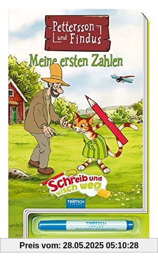 Schreib und wisch weg Pettersson & Findus: Zahlen