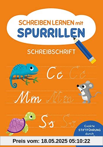 Schreiben lernen mit Spurrillen - Schreibschrift: Schreibblock mit vorgeprägten Linien für Schulkinder ab 6 Jahren Schreiben lernen mit Spurrillen - Schreibschrift: Schreibblock mit vorgeprägten Linien für Schulkinder ab 6 Jahren