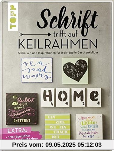 Schrift trifft auf Keilrahmen: Techniken und Inspirationen für individuelle Geschenkbilder