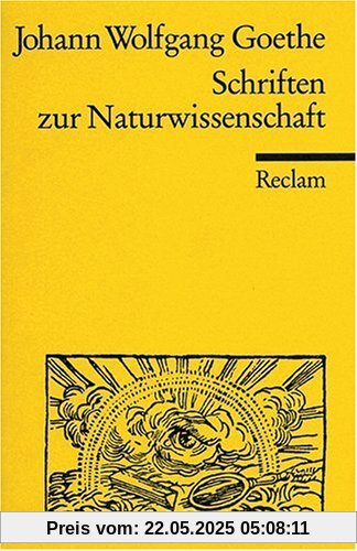 Schriften zur Naturwissenschaft (Auswahl)