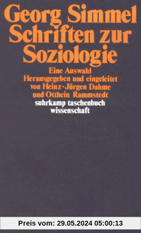 Schriften zur Soziologie. Eine Auswahl.