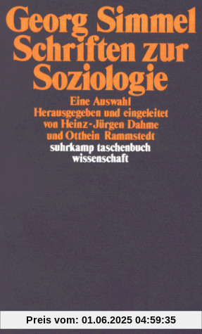 Schriften zur Soziologie. Eine Auswahl. Schriften zur Soziologie. Eine Auswahl.