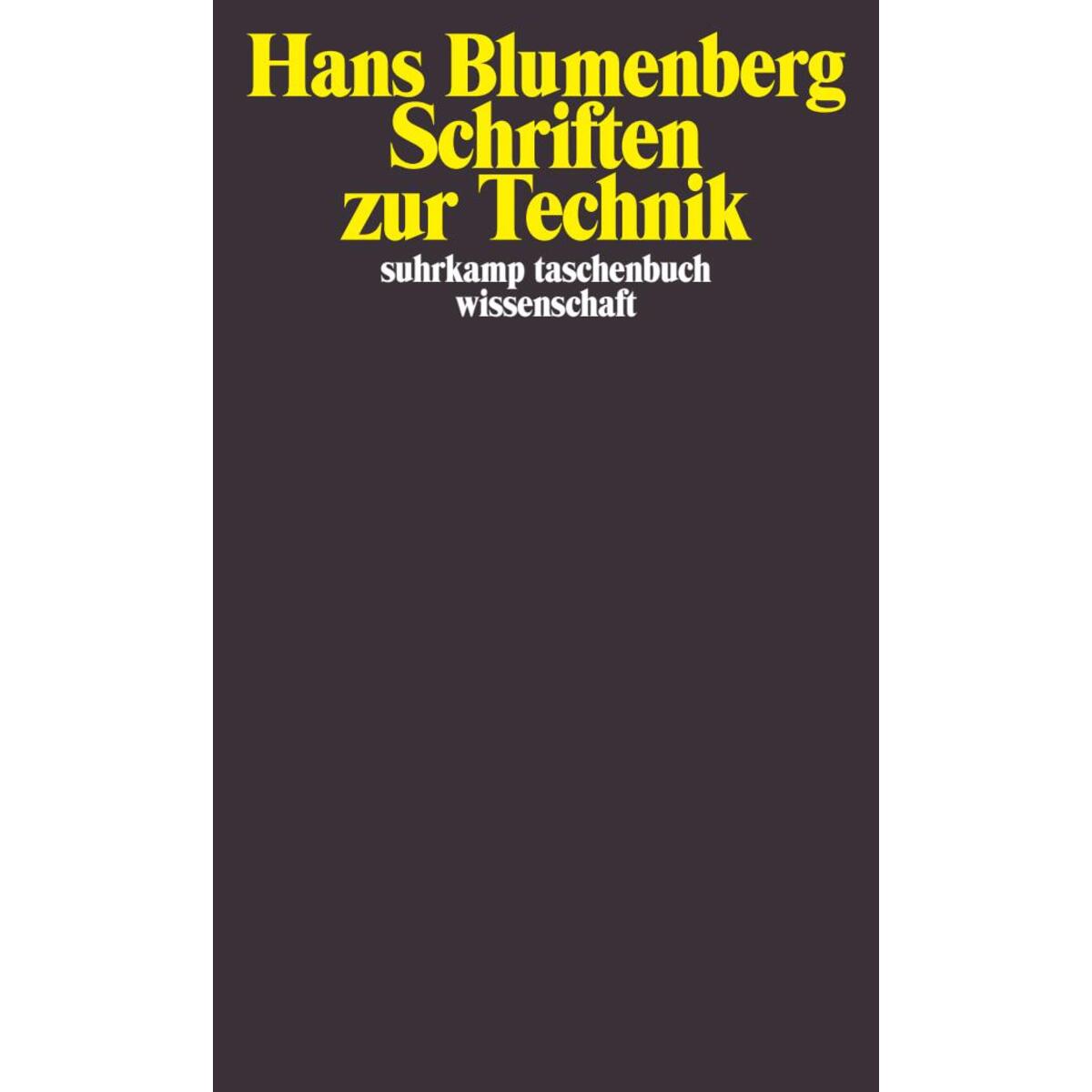 Schriften zur Technik von Suhrkamp Verlag