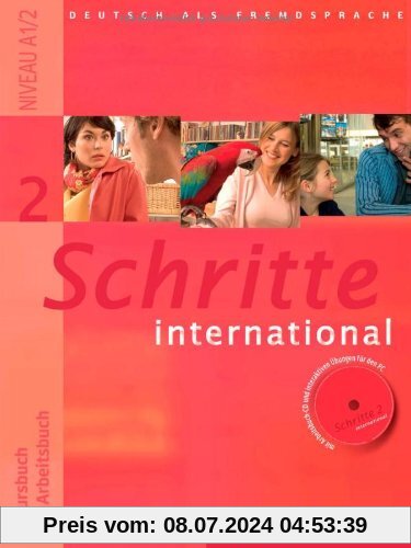 Schritte international 2: Deutsch als Fremdsprache / Kursbuch + Arbeitsbuch mit Audio-CD zum Arbeitsbuch und interaktiven Übungen