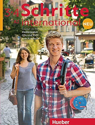 Schritte international Neu 3+4: 6 Audio-CDs und 1 DVD zum Kursbuch.Deutsch als Fremdsprache / Medienpaket von Hueber